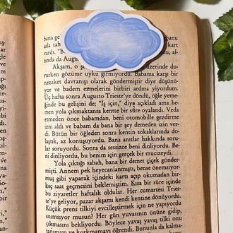 Bulut kitap ayracı mıknatıslı kitap ayracı magnetli kitap ayracı manyetik ayraç