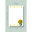 Sarı çiçek temalı notepad /Çek kopar not defteri