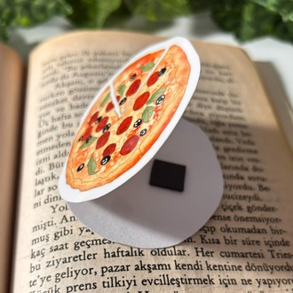 Mıknatıslı Pizza kitap ayracı, Magnetli kitap ayracı, Manyetik kitap ayracı