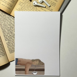 Şekerleme Notepad Çek Kopar Defter, Tutkallı Bloknot, A5, Çizgisiz Defter