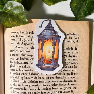 Lamba temalı mıknatıslı kitap ayracı