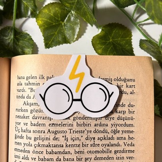 Harry Potter kitap ayracı mıknatıslı kitap ayracı magnetli kitap ayracı manyetik ayraç