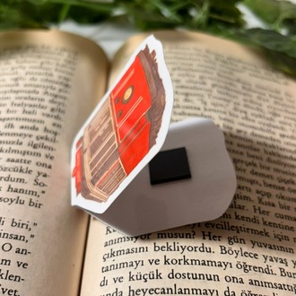 Mıknatıslı Tramvay kitap ayracı, Magnetli kitap ayracı, Manyetik kitap ayracı