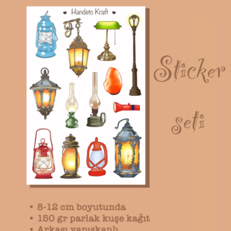 Lamba temalı sticker seti