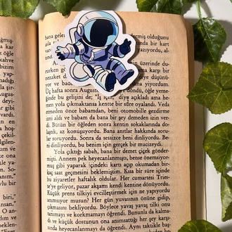 Mıknatıslı Astronot kitap ayracı Magnetli kitap ayracı Manyetik kitap ayracı