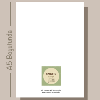 Uyku kahve Notepad Çek Kopar Defter, Tutkallı Bloknot, A5, Çizgisiz Defter