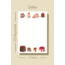 Tatlı / pasta temalı notepad /Çek kopar not defteri