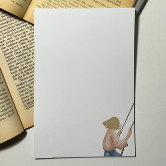 Salıncak temalı notepad/memopad