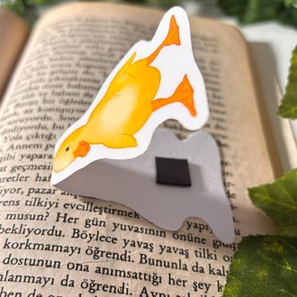 Mıknatıslı Ördek kitap ayracı, Magnetli kitap ayracı, Manyetik kitap ayracı