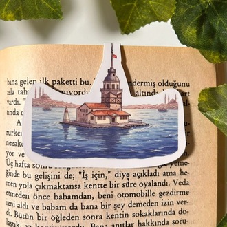 Mıknatıslı Kız Kulesi kitap ayracı, Magnetli kitap ayracı, Manyetik kitap ayracı