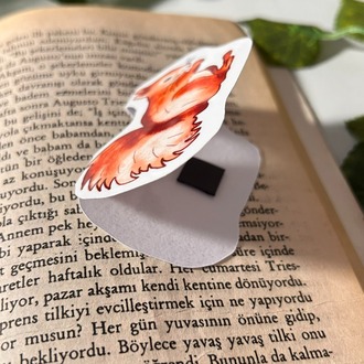 Mıknatıslı Sincap kitap ayracı, Magnetli kitap ayracı, Manyetik kitap ayracı