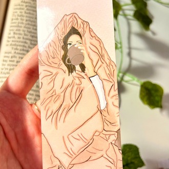 Yorgan temalı kitap ayracı
