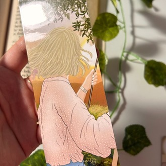 Salıncak temalı kitap ayracı