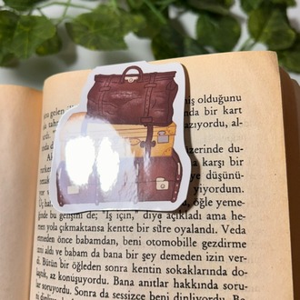 Mıknatıslı Bavul kitap ayracı, Magnetli kitap ayracı, Manyetik kitap ayracı