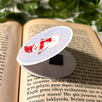 Mıknatıslı kardan adam kitap ayracı yılbaşı hediyesi yeni yıl hediyesi