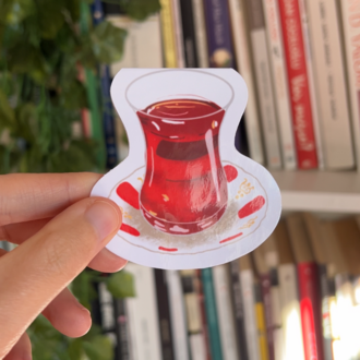 Çay mıknatıslı kitap ayracı