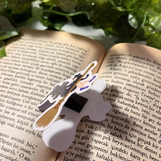 Cadı kitap ayracı mıknatıslı kitap ayracı magnetli kitap ayracı manyetik ayraç