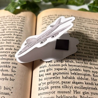 Mıknatıslı Uçak kitap ayracı, Magnetli kitap ayracı, Manyetik kitap ayracı