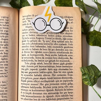 Harry Potter kitap ayracı mıknatıslı kitap ayracı magnetli kitap ayracı manyetik ayraç