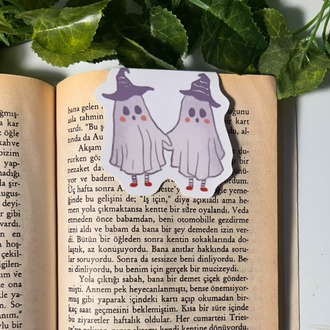 Hayalet temalı mıknatıslı kitap ayracı