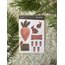 Havuç Temalı Planlayıcı Sticker Seti