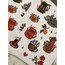 Çay Saati Temalı Sticker Seti