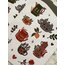 Çay Saati Temalı Sticker Seti
