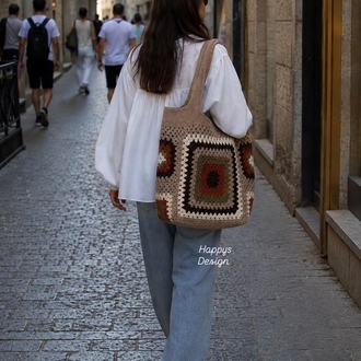weekender bag (sipariş ile örülmektedir)