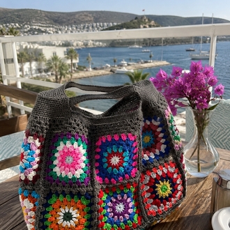 gray bag (sipariş ile örülmektedir)