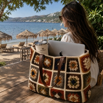 granny square bag (sipariş ile örülmektedir) 