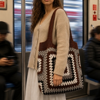 granny square bag (sipariş ile örülmektedir)