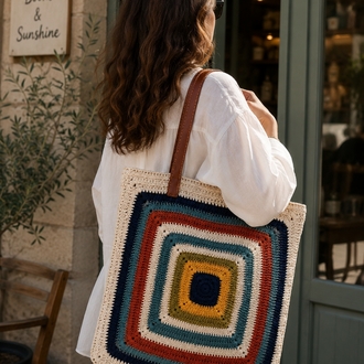 colorful bag (sipariş ile örülmektedir)