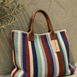 Örgü çizili bag (sipariş ile örülmektedir)