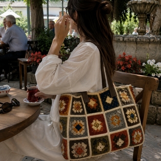 granny square bag (sipariş ile örülmektedir) 