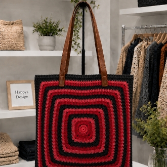 Red black bag(sipariş ile örülmektedir) 