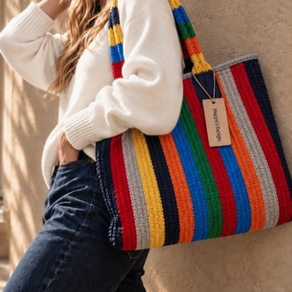 rainbow Crochet bag (sipariş ile örülmektedir)
