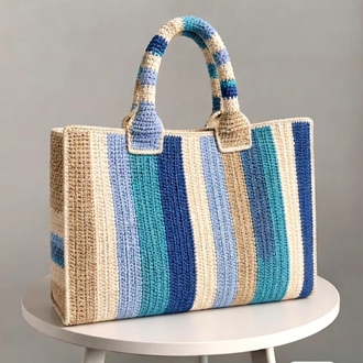blue bag (sipariş ile örülmektedir) 