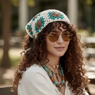 Örgü bandana (sipariş ile örülmektedir) 