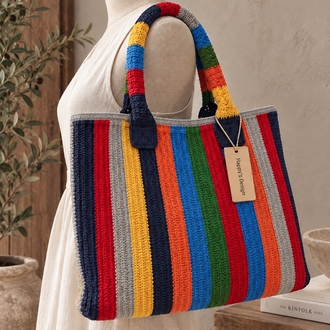 rainbow Crochet bag (sipariş ile örülmektedir)