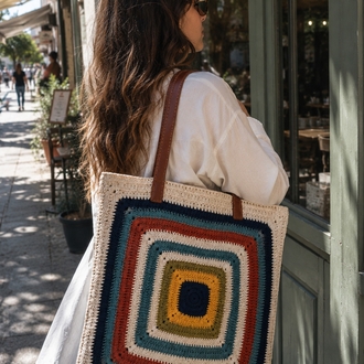 colorful bag (sipariş ile örülmektedir)