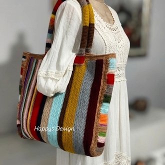 Örgü cotton çanta(sipariş ile örülmektedir) 