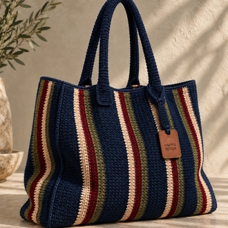 navy blue bag (sipariş ile örülmektedir)