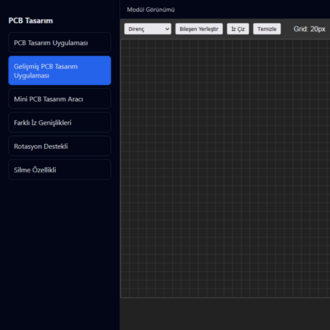 PCB Design Tool – Mini PCB Tasarım Aracı