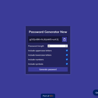 Password Generator New