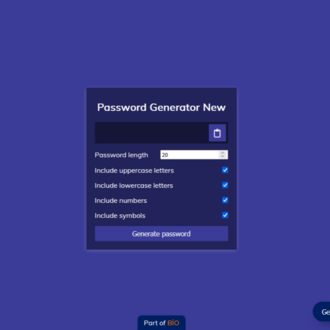 Password Generator New