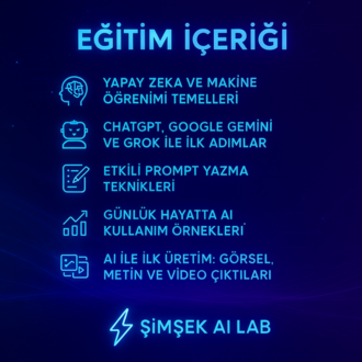 Modül 1 : Üretken Yapay Zeka Başlangıç Atölyesi