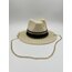 Afra Light Brown Panama Hat ( New )