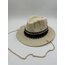 Afra Light Brown Panama Hat ( New )