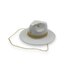 White Boho PAnama Hat