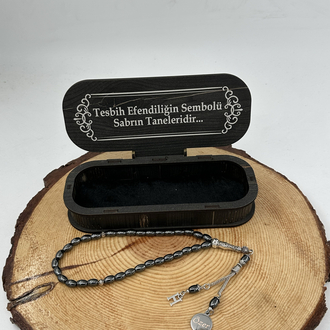 Kişiye Özel Hematit Taşı Tesbih 